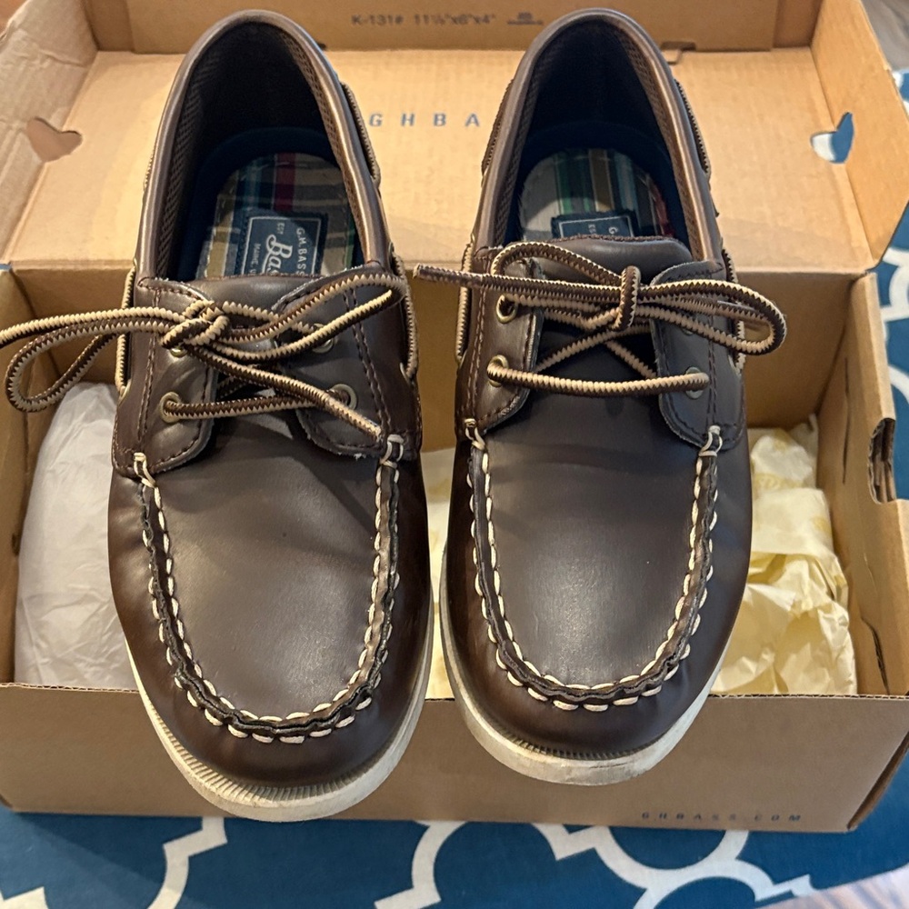 G.H. Bass & Co. Chocolate Boat Shoes